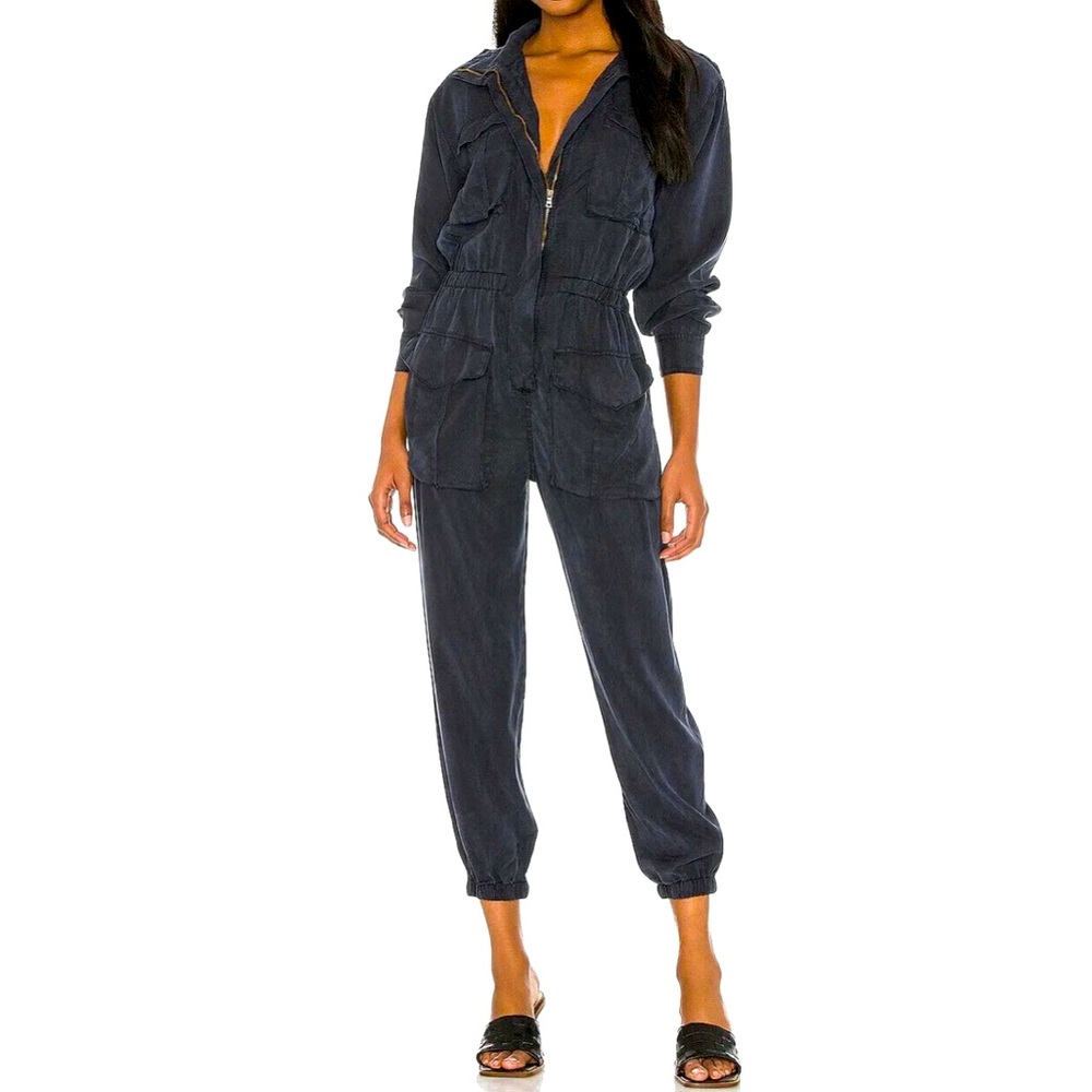 Young, Fabulous and Broke | Black Tencel Flightsuit